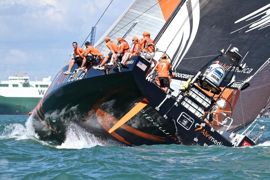 Team Alvimedica - Volvo Ocean Race - In Port Race, Auckland © Richard Gladwell www.photosport.co.nz